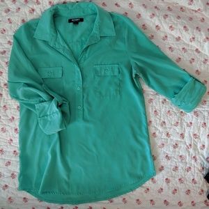 Old Navy quarter button down top